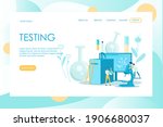 lab testing online service... | Shutterstock .eps vector #1906680037