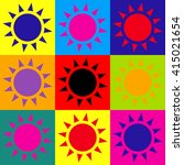 sun sign | Shutterstock .eps vector #415021654