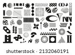 set of unusual vector geometric ... | Shutterstock .eps vector #2132060191