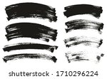 flat paint brush thin curved... | Shutterstock .eps vector #1710296224