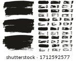 flat paint brush thin lines  ... | Shutterstock .eps vector #1712592577