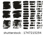 flat paint brush thin short... | Shutterstock .eps vector #1747215254