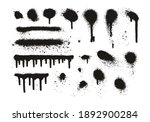 spray paint elements mix of... | Shutterstock .eps vector #1892900284