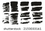round sponge thin artist brush... | Shutterstock .eps vector #2153033161