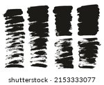 round sponge thin artist brush... | Shutterstock .eps vector #2153333077