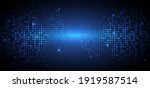abstract technology futuristic... | Shutterstock .eps vector #1919587514