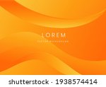 abstract modern orange gradient ... | Shutterstock .eps vector #1938574414