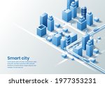 Smart City Isometric Design...