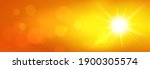 bokeh summer lights with... | Shutterstock .eps vector #1900305574