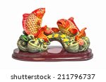 An Image Of Chinese Fish Statue ...