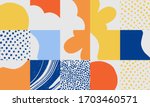 trendy artwork pattern with... | Shutterstock .eps vector #1703460571