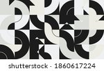 bauhaus composition artwork... | Shutterstock .eps vector #1860617224
