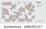 new modernism aesthetics in... | Shutterstock .eps vector #2086581217