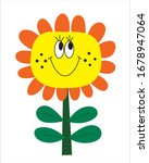 sunflower wallpaper pattern ... | Shutterstock .eps vector #1678947064