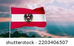Austria  national flag cloth...