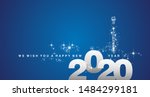 we wish you a happy new year... | Shutterstock .eps vector #1484299181