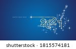 new year 2021 line design... | Shutterstock .eps vector #1815574181