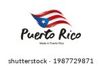 Made In Puerto Rico Handwritten ...