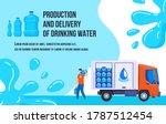 Water Delivery Vector...