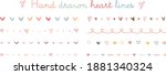 set of heart dividers and line... | Shutterstock .eps vector #1881340324