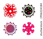 illustration of virus  bacteria ... | Shutterstock .eps vector #1906224184