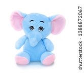 Elephant Plushie Doll Isolated...