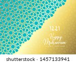 1441 hijri islamic new year.... | Shutterstock .eps vector #1457133941