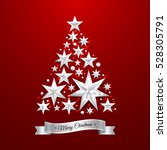 star shape christmas tree... | Shutterstock .eps vector #528305791