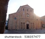 Travel in Italy - Padua - external view of the St. Sophie Church, one of the oldest churc of Padua and a beautiful example of romanesque architecture. 
