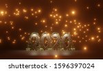 happy new year 2020 abstrac... | Shutterstock . vector #1596397024