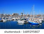 Marina of Palavas les Flots, a seaside resort in the south of Montpellier, France
