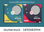 christmas offer social media... | Shutterstock . vector #1850483944