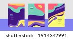 trendy abstract colorful cover... | Shutterstock .eps vector #1914342991