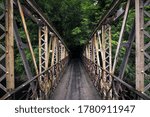 Small photo of Original opened for Queen Victoria's Golden Jubilee (1887). Pictured here in 2012 the bridge looks worse for wear, but was soon after restored to its original look.