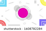 modern abstract graphic design... | Shutterstock .eps vector #1608782284