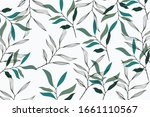 Leaves Pattern Background....