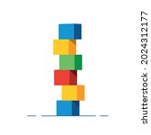 Multicolored Tower Cubes....