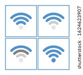 wifi icon for your web site and ... | Shutterstock .eps vector #1624623907