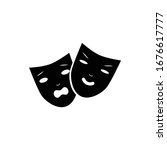theatrical mask icon symbol... | Shutterstock .eps vector #1676617777