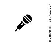 karaoke mic icon symbol vector | Shutterstock .eps vector #1677217807