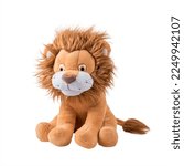 Cuddly soft children's toy lion ...