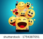 Emoji Smileys In Mobile Phone...