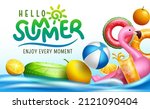 summer holiday vector... | Shutterstock .eps vector #2121090404