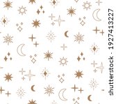 boho astrology and star... | Shutterstock .eps vector #1927413227