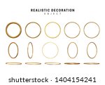 gold geometric shapes. golden... | Shutterstock .eps vector #1404154241