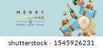 merry christmas and happy new... | Shutterstock .eps vector #1545926231