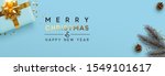 christmas banner. background... | Shutterstock .eps vector #1549101617
