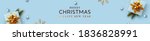 christmas banner. background... | Shutterstock .eps vector #1836828991