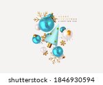 merry christmas and happy new... | Shutterstock .eps vector #1846930594