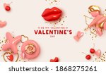 valentines day festive... | Shutterstock .eps vector #1868275261